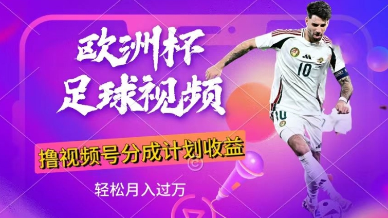 1719855047172327.jpg 利用欧洲杯足球视频,撸分成计划收益,每天只需一个小时